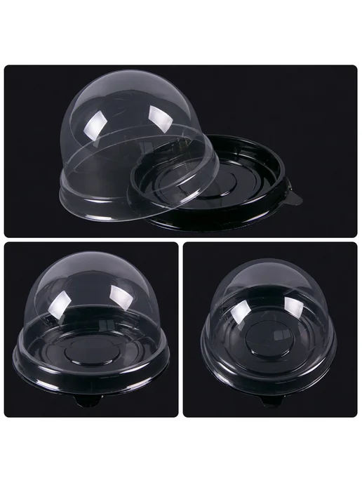 cyuan Прозрачные пластиковые мини-коробки для тортов 30pcs, 10 шт, фото 5