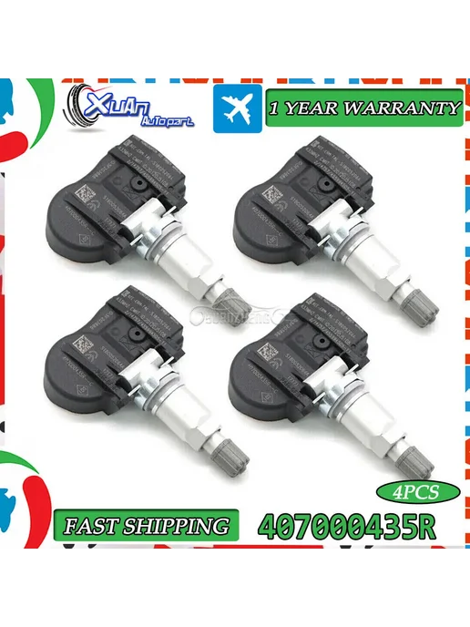 IWOKPHD Новая система контроля давления в шинах TPMS 407000435R для, вариант, фото 2