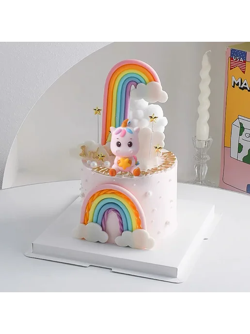 Нет бренда Набор для торта "Единорог" 9pcs Unicorn Set B, 9 шт, фото 7
