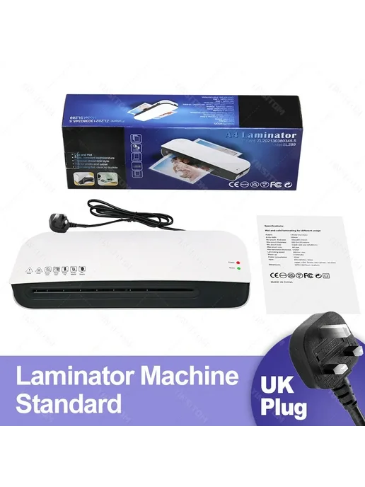 INSTOFC Ламинатор SL289 для формата А4 белый 220В Laminator-, белый