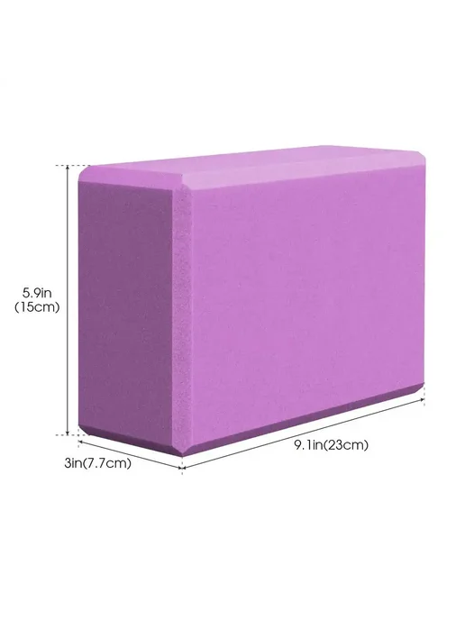 Нет бренда Блоки для йоги EVA Фиолетовый, 2PCS Purple, 2 шт, фиолетовый, фото 3