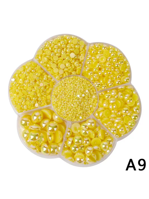 Lucia crafts Имитационные жемчужные бусины пластик 2800 шт, 2800 шт
