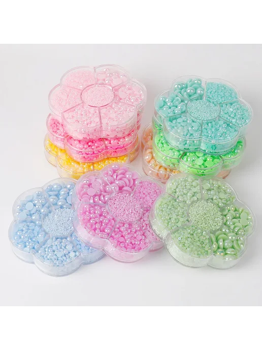 Lucia crafts Имитационные жемчужные бусины пластик 2800 шт, 2800 шт, фото 6