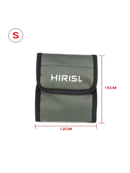 HIRISI Сумка для рыболовных оснасток, Зелёный, L, серый