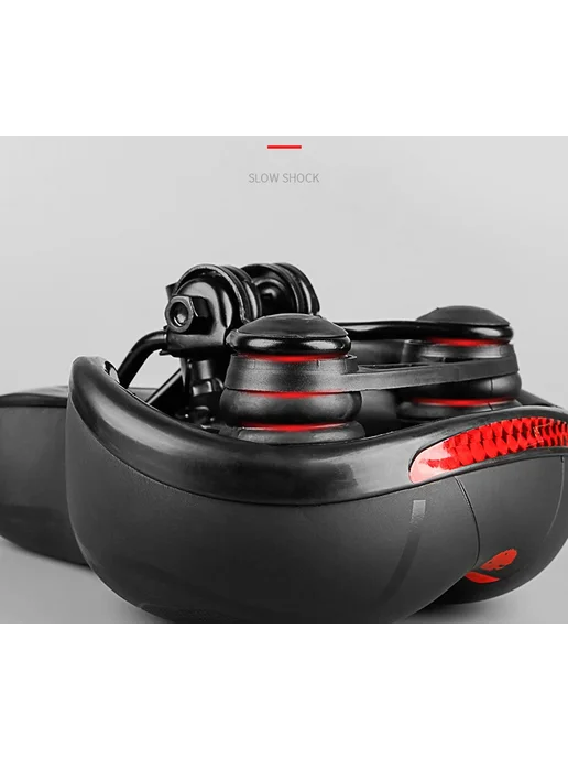 Нет бренда Велосипедное седло MTB красный кожа+губка SR Su Ball Black, красный, фото 4