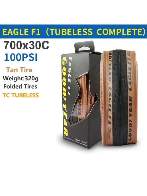RACEWORK Goodyear Eagle F1 Road Бескамерная шина для велосипеда 700x2, вариант