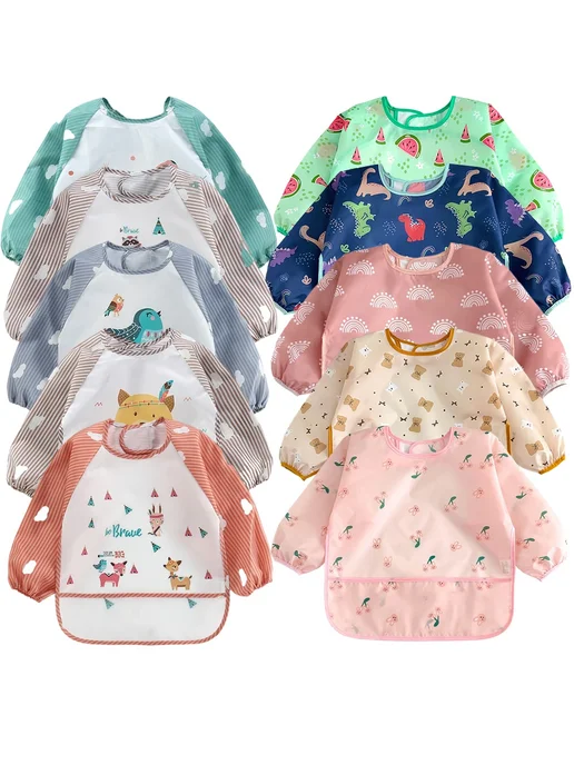 Нет бренда Детские водонепроницаемые фартуки 2 шт. style 4, 2 шт, фото 2