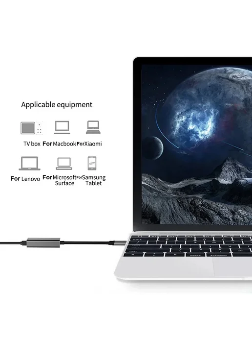 kebidumei USB-C Ethernet-адаптер 10 100 1000 Мбит с 1000M USB3.0 to RJ, вариант, фото 7