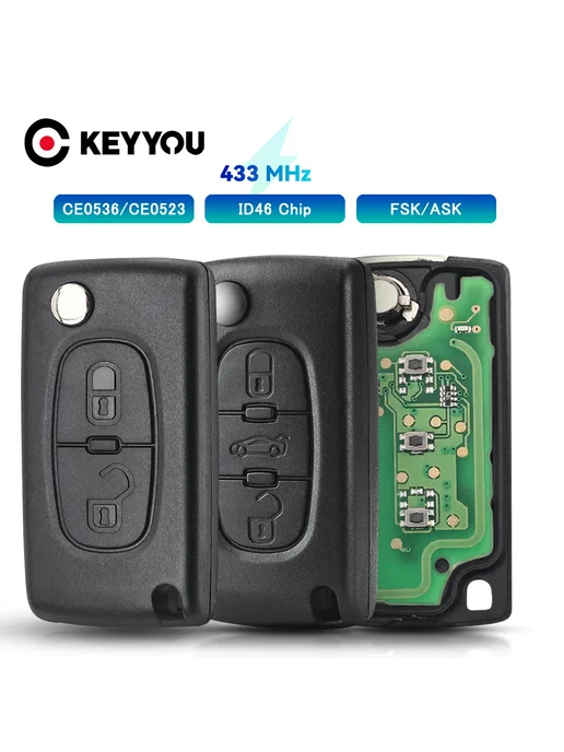 Keyyou 1 Шт. Пульт Дистанционного Управления Для Автомобиля, 1 шт, фото 2
