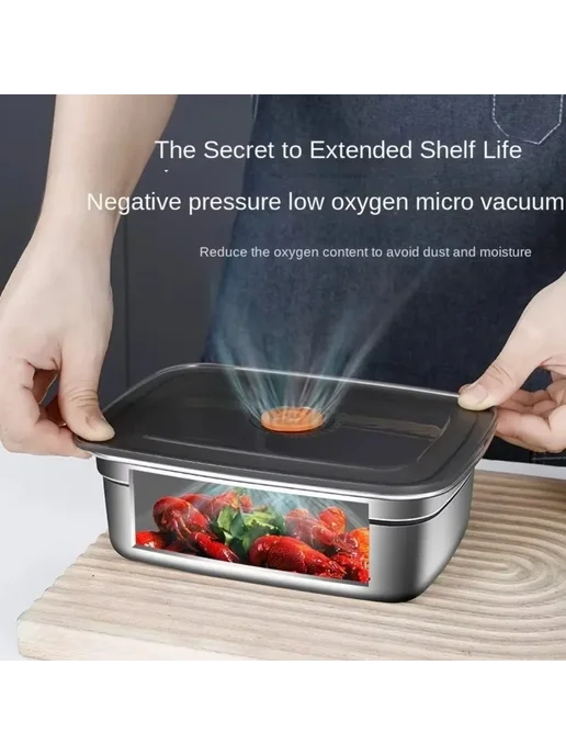 Нет бренда Ланч-бокс из нержавеющей стали 600 мл 2200ML, 600 мл, 2200 мл, фото 5