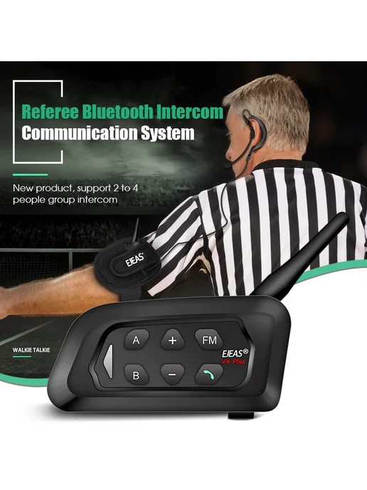 EJEAS V4C PLUS + V6C PROx2 Football 3 Referee Intercom Гарни, вариант, фото 2