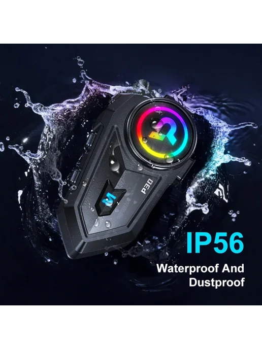 kebidumei Мотоциклетный Шлем P30 С Bluetooth 6.0, Водонепроницаемый, Р, вариант, фото 4