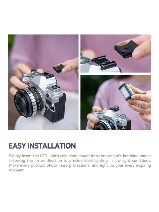 NiYi Focus TTARTISAN Reteo Film Style Мини LED лампа для съёмки NiYi F, вариант, фото 4