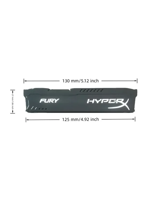 TISHRIC HyperX Fury Белая радиаторная память, белый, фото 3