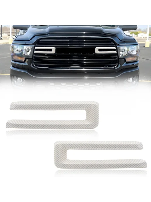 Нет бренда Декор решетки Dodge RAM 2500 3500 2019-2024, белый, белый