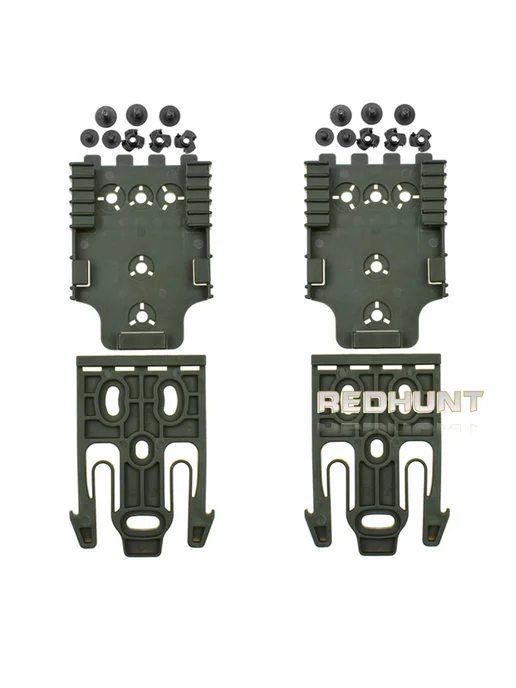 REDHUNT Комплект QLS для кобуры Черный, 1pcs Green, 2 шт