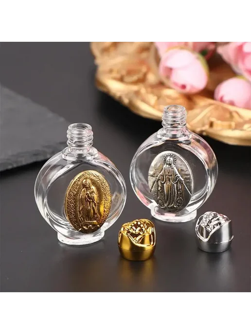 Нет бренда Бутылка с святой водой Gold, серебристый, фото 7