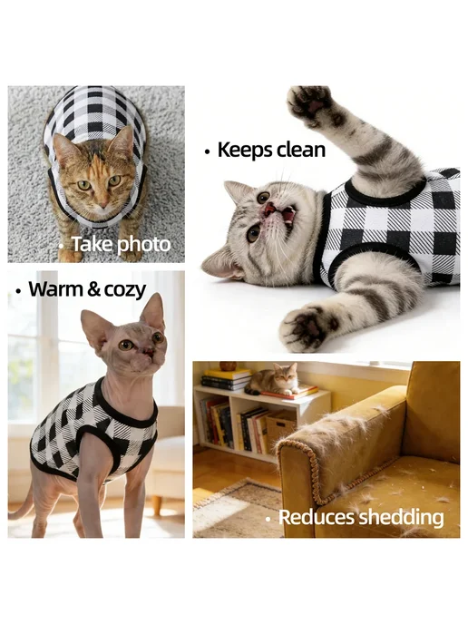 Holapet Жилет для собак и кошек, синий, фото 4
