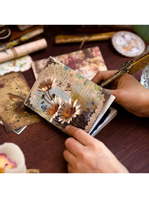 Нет бренда Винтажный набор для скрапбукинга A, вариант, фото 3