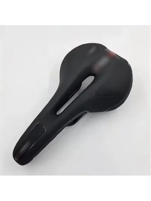 Нет бренда Велосипедное седло PU кожа Black yellow, черный, фото 4