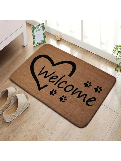 Нет бренда VIKAMA коврики для входа с принтом paw print 50X80CM(1.6X2.6, 1.6x2.6