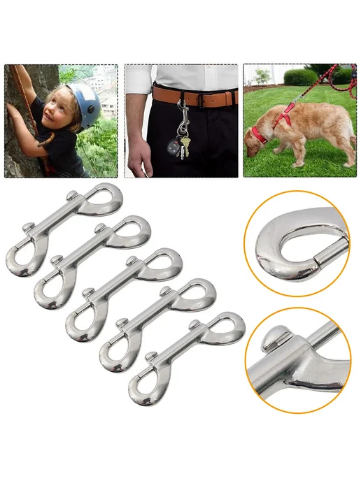 5шт крючки-застежки для дайвинга Zinc for dog leash, 5 шт, фото 4