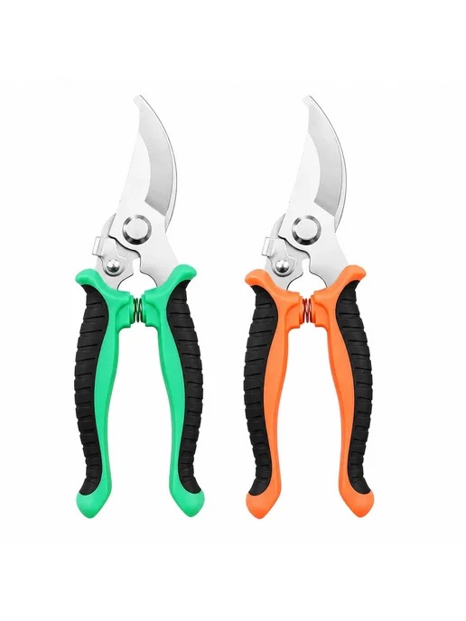 Нет бренда Секаторы садовые профессиональные Yellow-Orange, Orange-Green