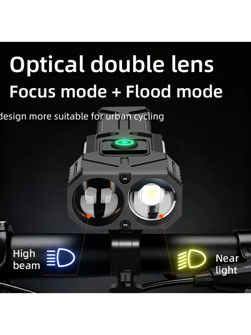 XIWANGFIRE Велосипедный Фонарь IPX5 Черный, Headlight, черный, фото 3
