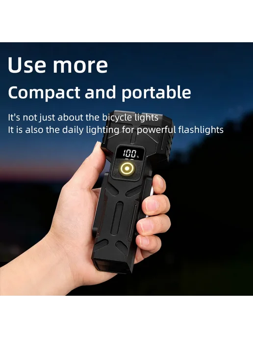 XIWANGFIRE Велосипедный Фонарь IPX5 Черный, Headlight, черный, фото 6
