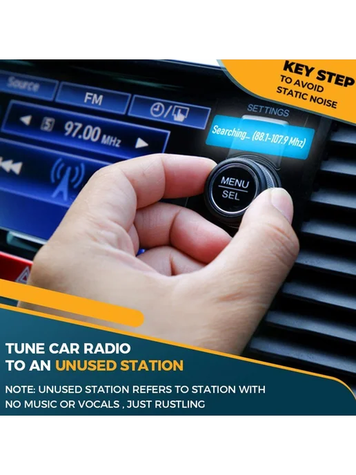 Автомобильный Bluetooth-передатчик 48W с зарядкой, 48 Вт, фото 5