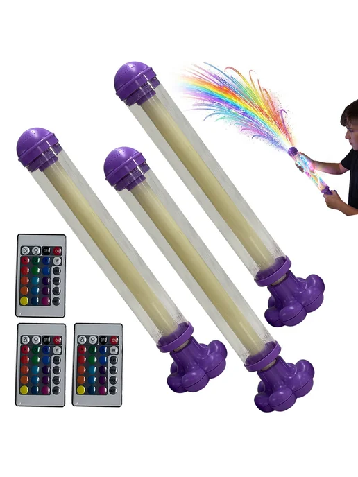 Радужная LED водяная пушка для активных игр, 1 шт, 3 шт