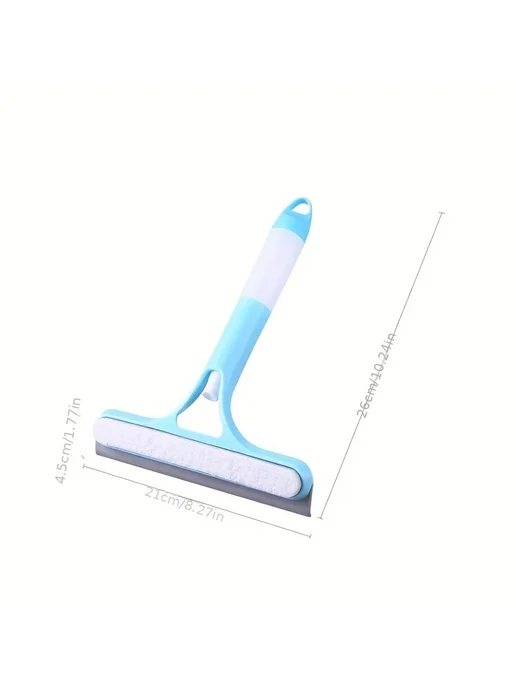 Нет бренда Инструмент для очистки стекла 3 в 1 blue and white, желтый, фото 4