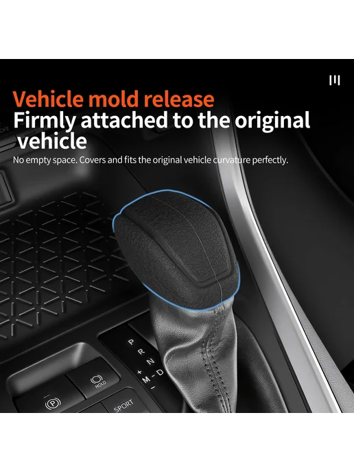 chelumei Чехол На Ручку Переключения Передач Для Toyota Black 1 piece, черный, фото 5