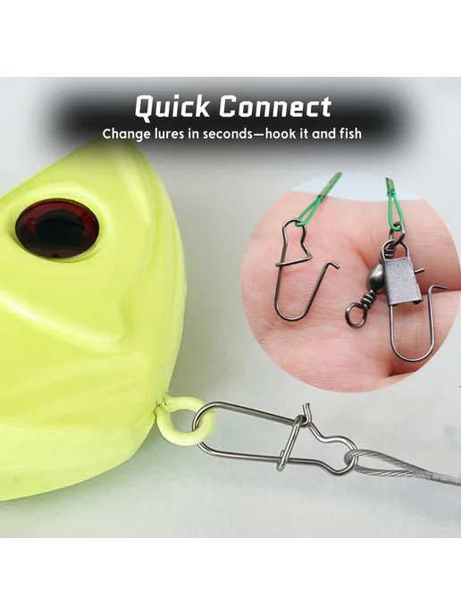 Нет бренда FishTrip Прочные Стальные Поводки 30-50 шт. 30lb20cm 50pcs S, 50 шт, 50 шт, фото 5