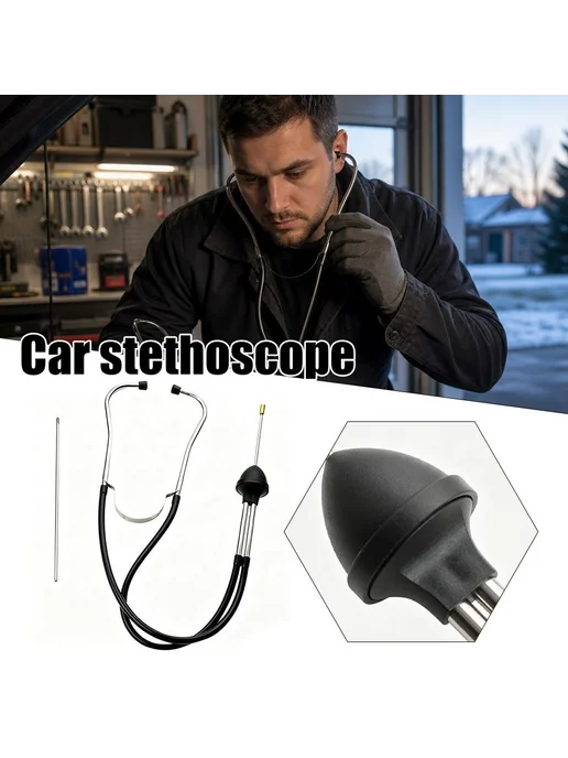 Стетоскоп автомобильный, из нержавеющей стали, для, вариант, фото 7