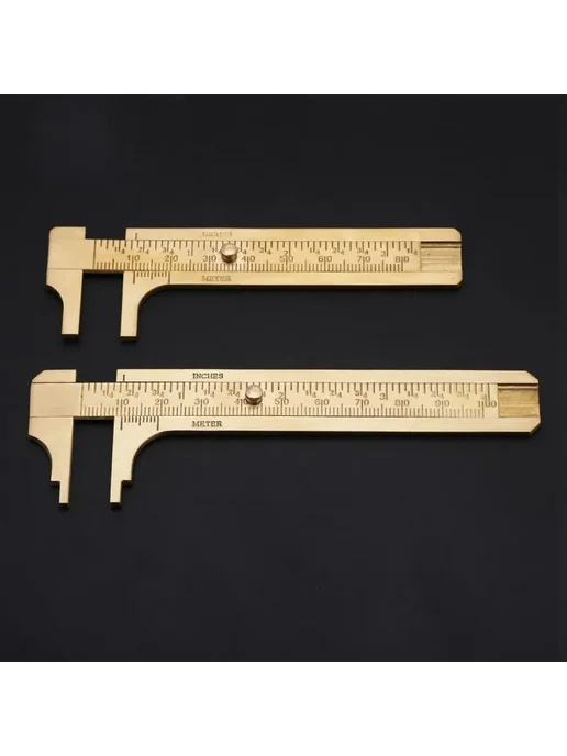 Нет бренда Бронзовый штангенциркуль 0-80 мм, 100mm, 80mm, фото 6