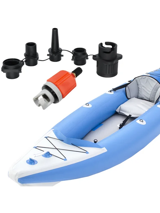 KAOSU H01 адаптер 3в1 4в1 цветной для SUP Kaya, оранжевый, фото 7