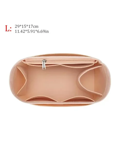 Нет бренда Внутренняя сумка-органайзер для Longchamp, бежевая, вариант