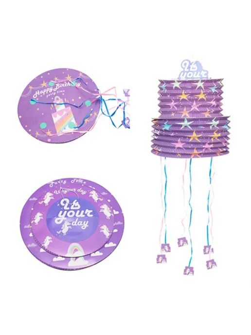 Нет бренда Пиньята Радужный Марс для девочки Purple, розовый, фото 6