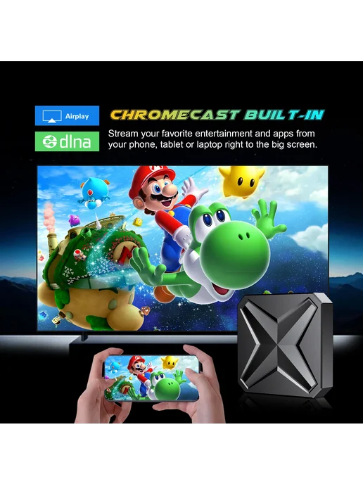 MORTAL ТВ-приставка Q1 MINI+ Android 16 EU Plug, Q1Mini plus, вариант, фото 6