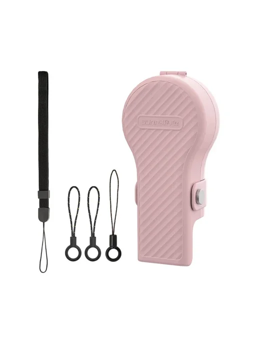 Нет бренда Защитный чехол для камер Pocket 4 3 из силикона Pink Color, розовый