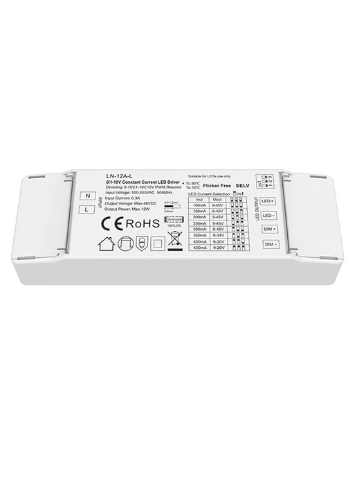 Драйвер LED 0-10В, постоянный ток, димминг без мерцания, вариант, фото 2
