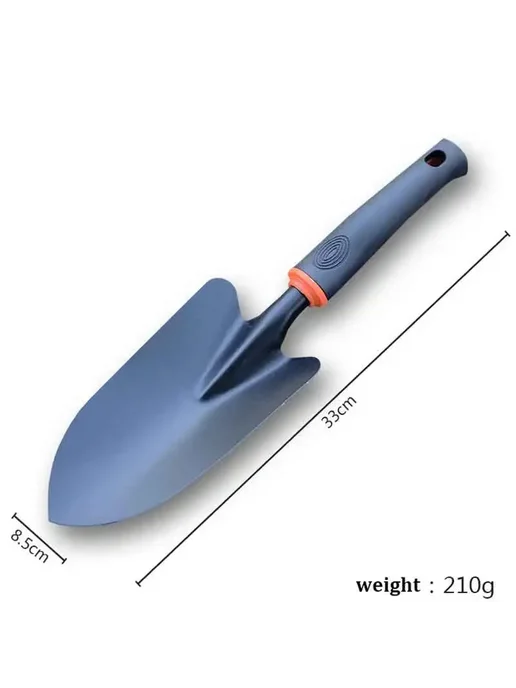 Нет бренда Садовый набор лопат из пластика Голубой, Black Two sided hoe, голубой