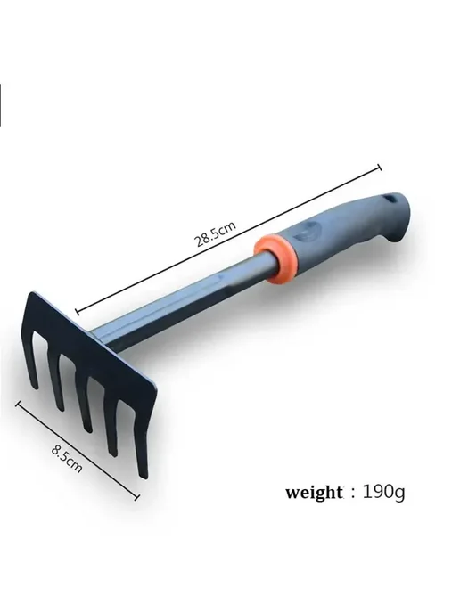 Нет бренда Садовый набор лопат из пластика Голубой, Black Two sided hoe, голубой, фото 5