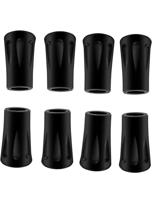 Нет бренда Наконечники резиновые для треккинговых палок, 1PC, 8 шт