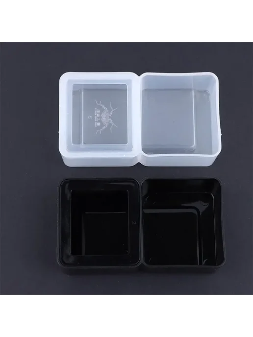 Нет бренда Пластиковая кормушка для рептилий Black, черный, фото 3