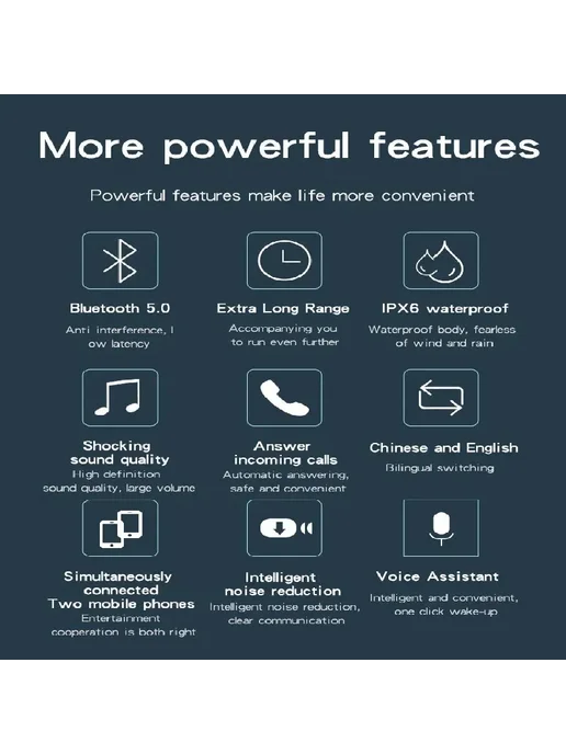 XINOWY Bluetooth-гарнитура X11 мотоциклетная Водонепроницаемая IPX6, черный, фото 3