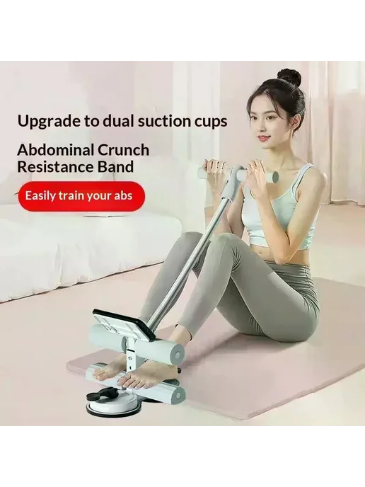 Нет бренда Домашний тренажер для пресса Dual Suction Cup A2, черный, фото 4