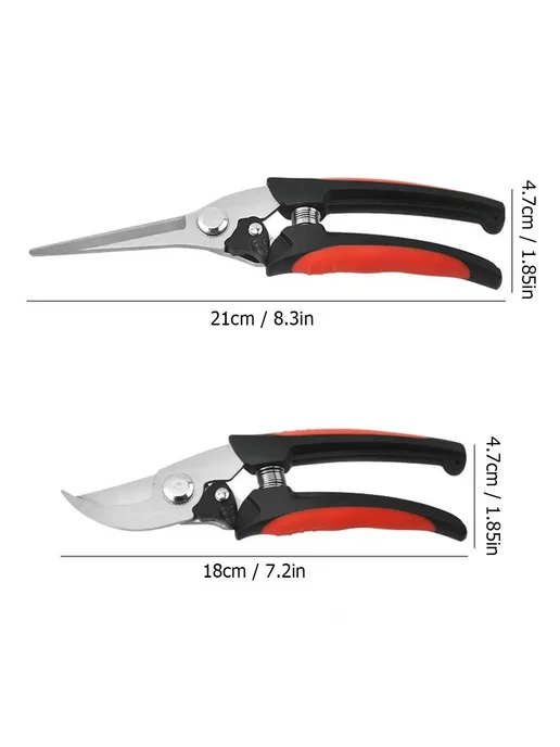 Нет бренда Садовые секаторы Black+Decker черный красный B, черный, фото 7