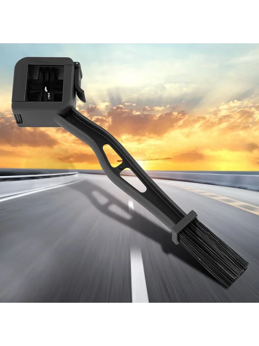 Brush Scrubber для цепи MTB мотоцикла, черная, инструмент, черный